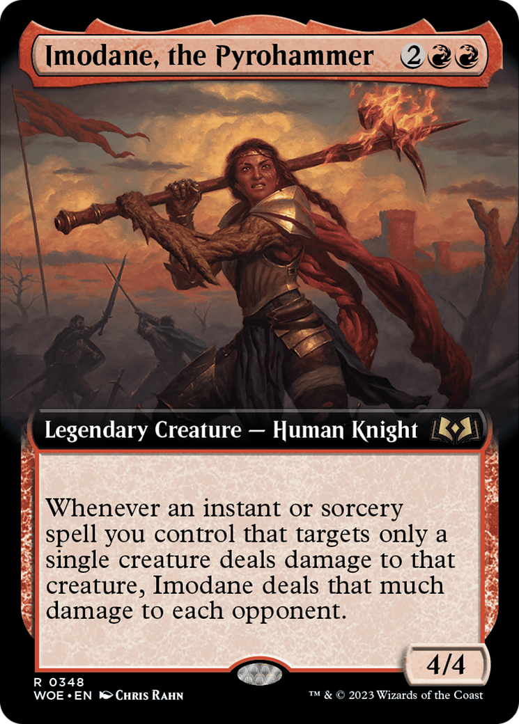 Imodane, the Pyrohammer (Extended Art) [Wilds of Eldraine] | Deep Dive Games St. Marys
