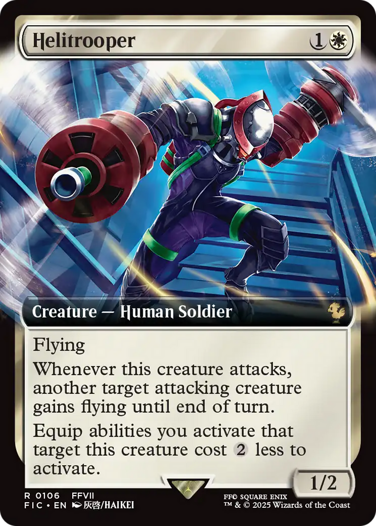 Helitrooper (Extended Art) [FINAL FANTASY Commander] | Deep Dive Games St. Marys