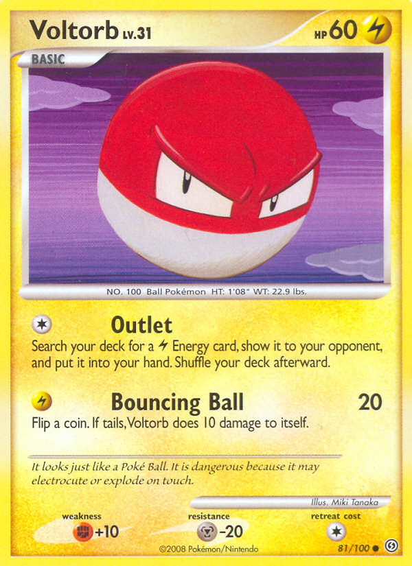 Voltorb (81/100) [Diamond & Pearl: Stormfront] | Deep Dive Games St. Marys
