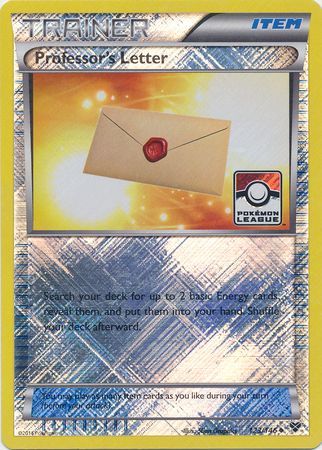Professor's Letter (123/146) (League Promo) [XY: Base Set] | Deep Dive Games St. Marys
