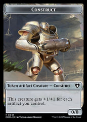 Elemental (0026) // Construct (0041) Double-Sided Token [Commander Masters Tokens] | Deep Dive Games St. Marys