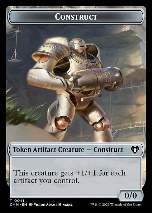 Servo // Construct (0041) Double-Sided Token [Commander Masters Tokens] | Deep Dive Games St. Marys