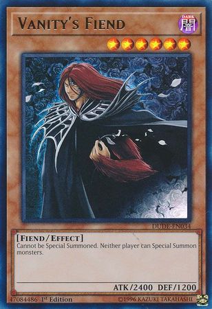 Vanity's Fiend [DUDE-EN034] Ultra Rare | Deep Dive Games St. Marys