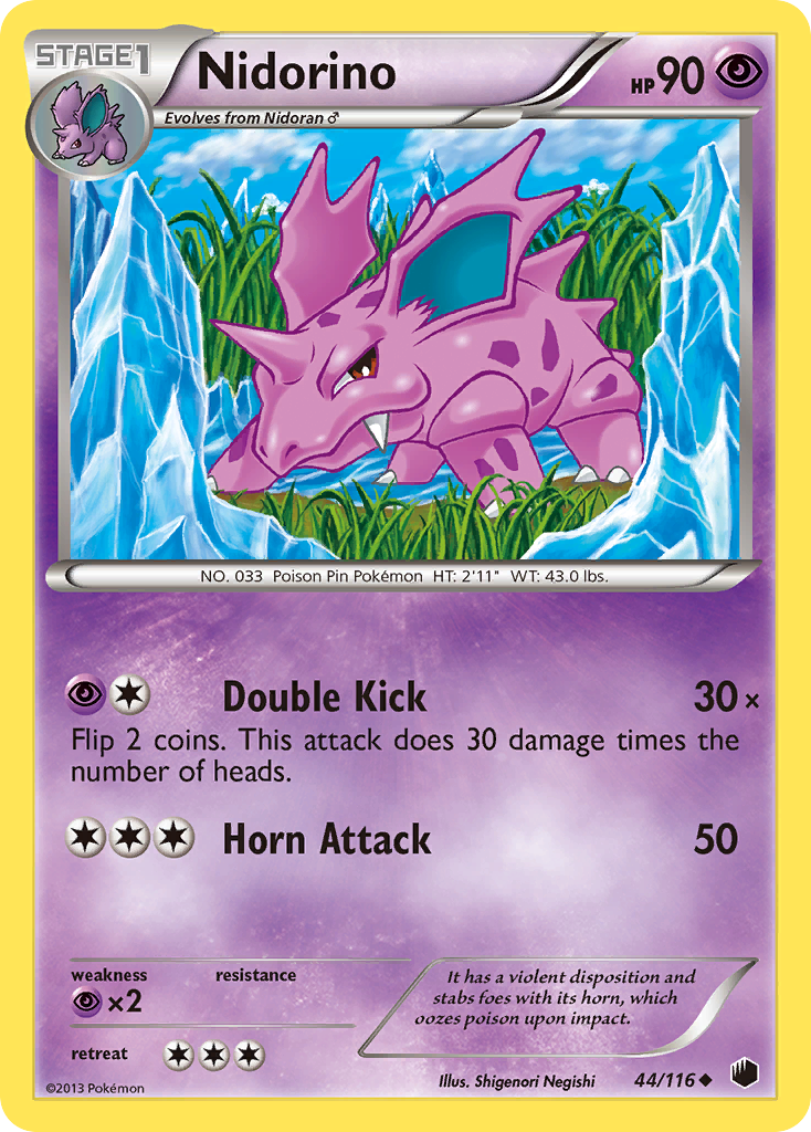 Nidorino (44/116) [Black & White: Plasma Freeze] | Deep Dive Games St. Marys