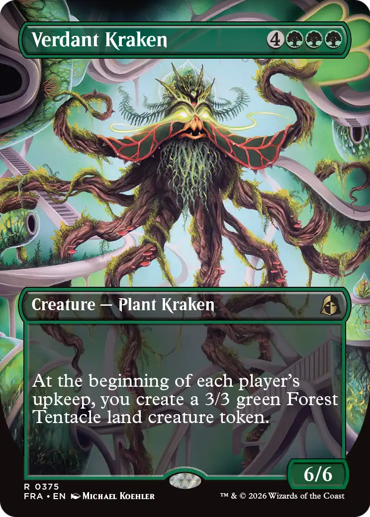 Verdant Kraken (Borderless) [Reality Fracture] | Deep Dive Games St. Marys
