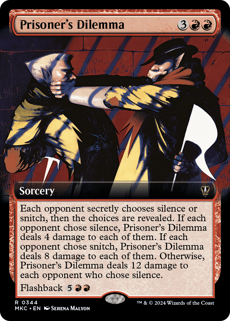Prisoner's Dilemma (Extended Art) [Murders at Karlov Manor Commander] | Deep Dive Games St. Marys