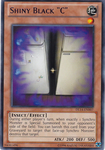 Shiny Black "C" (Blue) [DL14-EN007] Rare | Deep Dive Games St. Marys