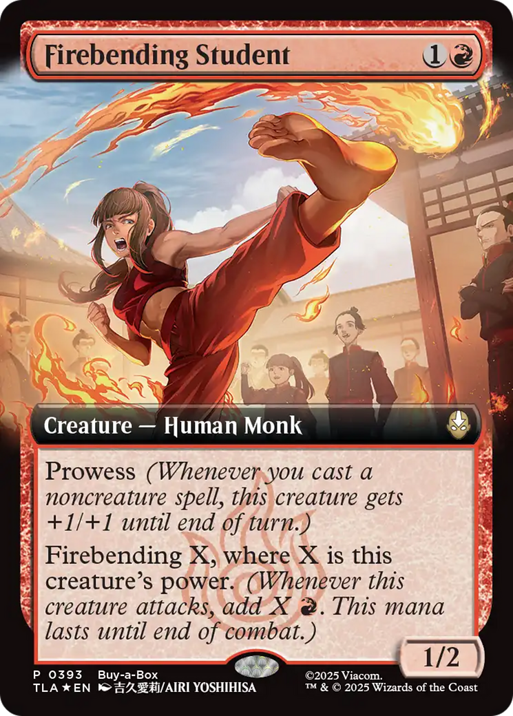 Firebending Student (Extended Art) [Avatar: The Last Airbender Promos] | Deep Dive Games St. Marys