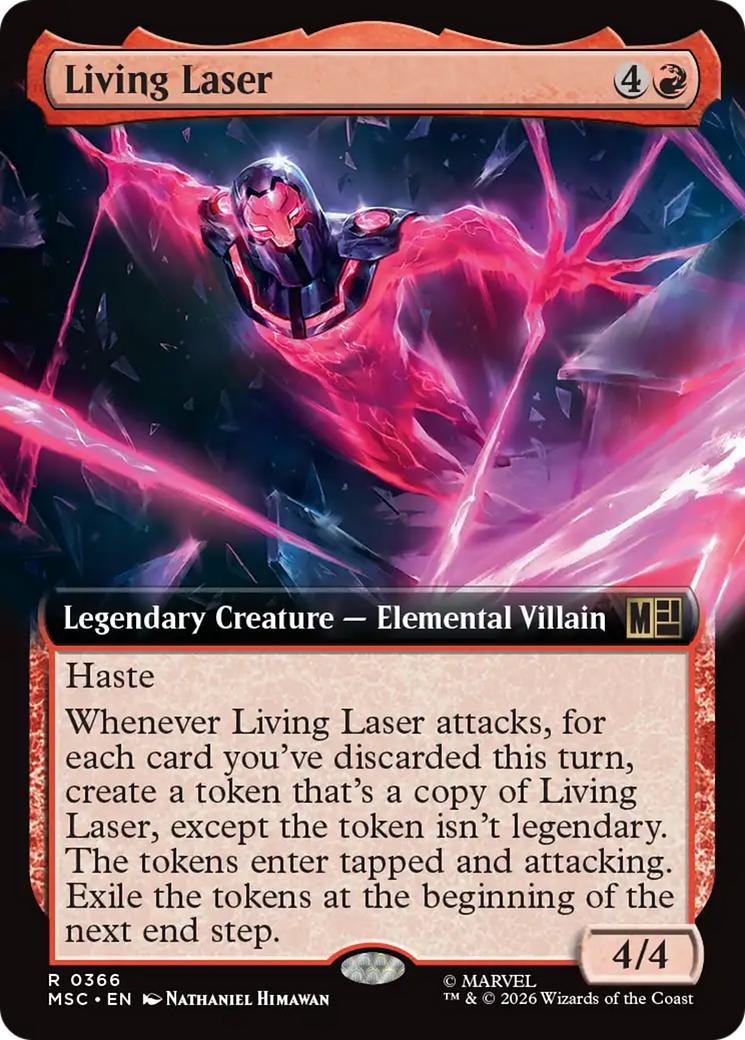 Living Laser (Extended Art) [Marvel Super Heroes Commander] | Deep Dive Games St. Marys