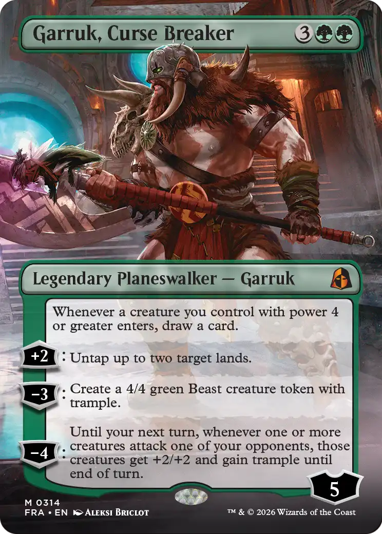 Garruk, Curse Breaker (Borderless) [Reality Fracture] | Deep Dive Games St. Marys
