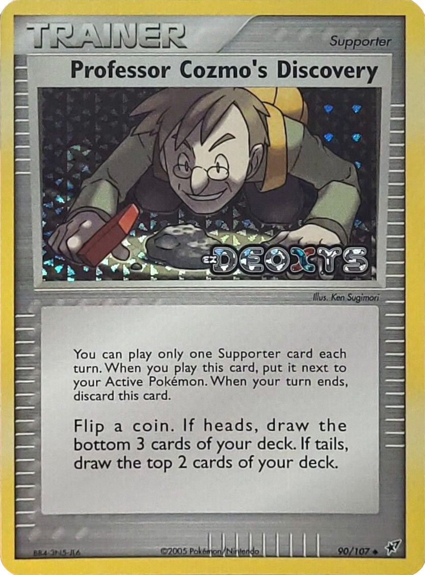 Professor Cozmo's Discovery (90/107) (Stamped) [EX: Deoxys] | Deep Dive Games St. Marys