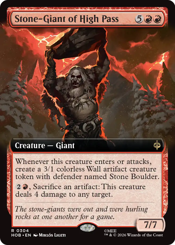 Stone-Giant of High Pass (Extended Art) [The Hobbit] | Deep Dive Games St. Marys