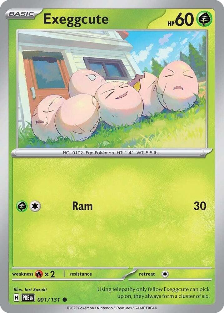Exeggcute (001/131) [Scarlet & Violet: Prismatic Evolutions] | Deep Dive Games St. Marys