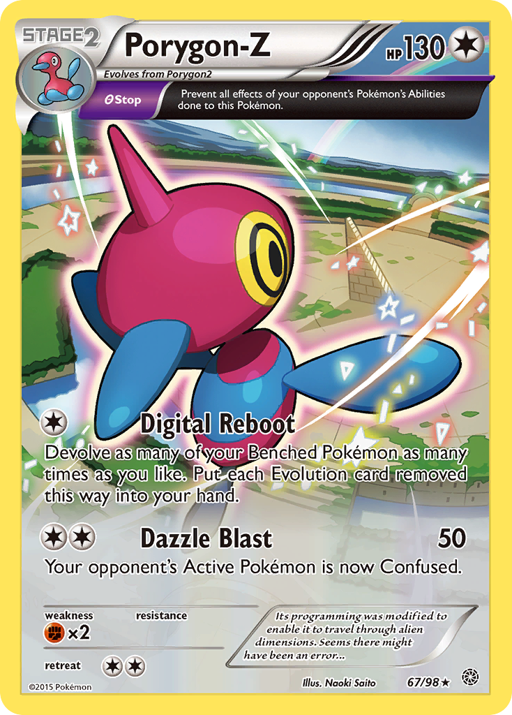 Porygon-Z (67/98) [XY: Ancient Origins] | Deep Dive Games St. Marys