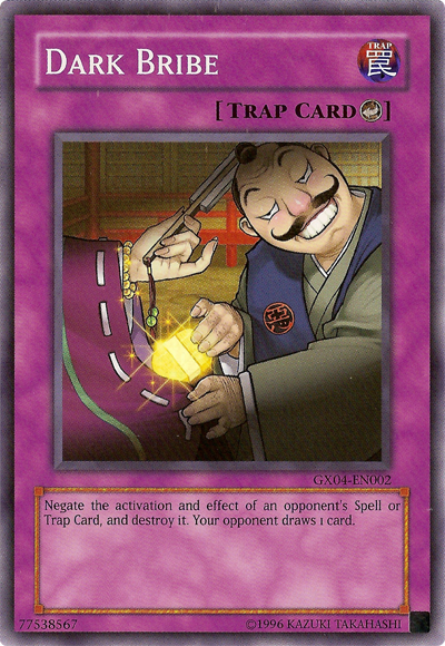 Dark Bribe (GX Tag Force 2) [GX04-EN002] Super Rare | Deep Dive Games St. Marys