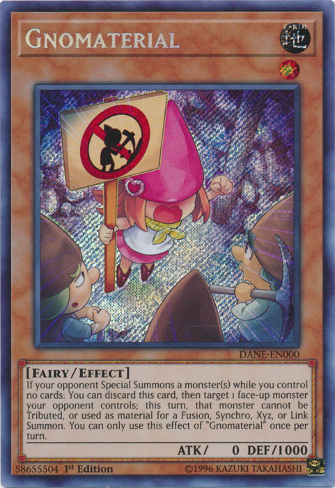 Gnomaterial [DANE-EN000] Secret Rare | Deep Dive Games St. Marys