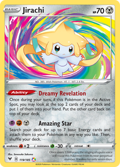 Jirachi (119/185) [Sword & Shield: Vivid Voltage] | Deep Dive Games St. Marys