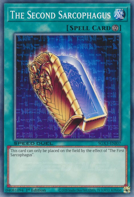 The Second Sarcophagus [SGX3-ENI07] Common | Deep Dive Games St. Marys