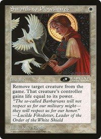 Swords to Plowshares (Oversized) [Oversize Cards] | Deep Dive Games St. Marys