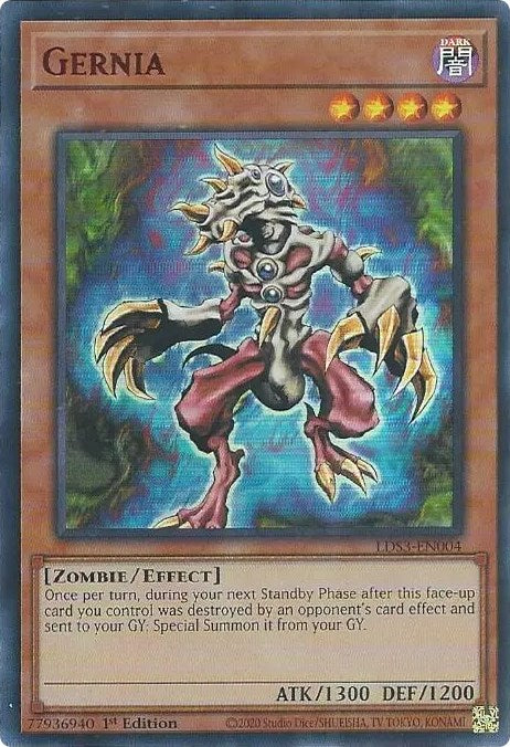 Gernia (Red) [LDS3-EN004] Ultra Rare | Deep Dive Games St. Marys