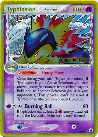 Typhlosion (12/101) (Delta Species) (Stamped) [EX: Dragon Frontiers] | Deep Dive Games St. Marys