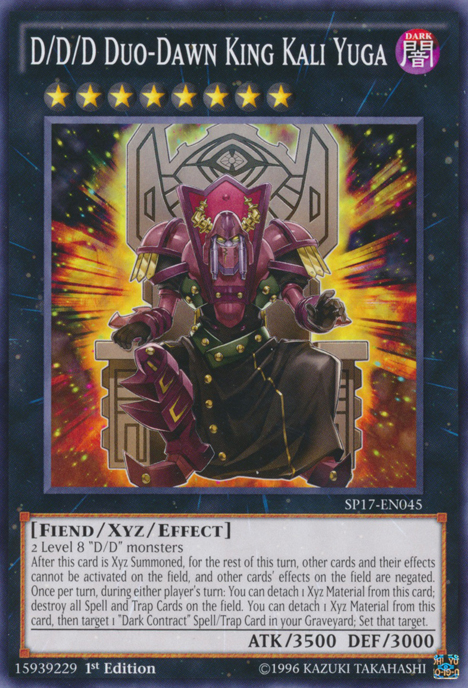 D/D/D Duo-Dawn King Kali Yuga [SP17-EN045] Common | Deep Dive Games St. Marys