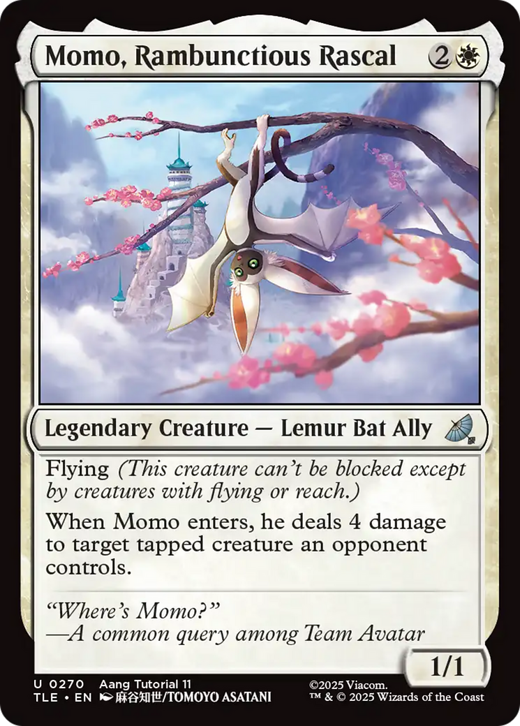 Momo, Rambunctious Rascal (0270) [Avatar: The Last Airbender: Eternal-Legal] | Deep Dive Games St. Marys