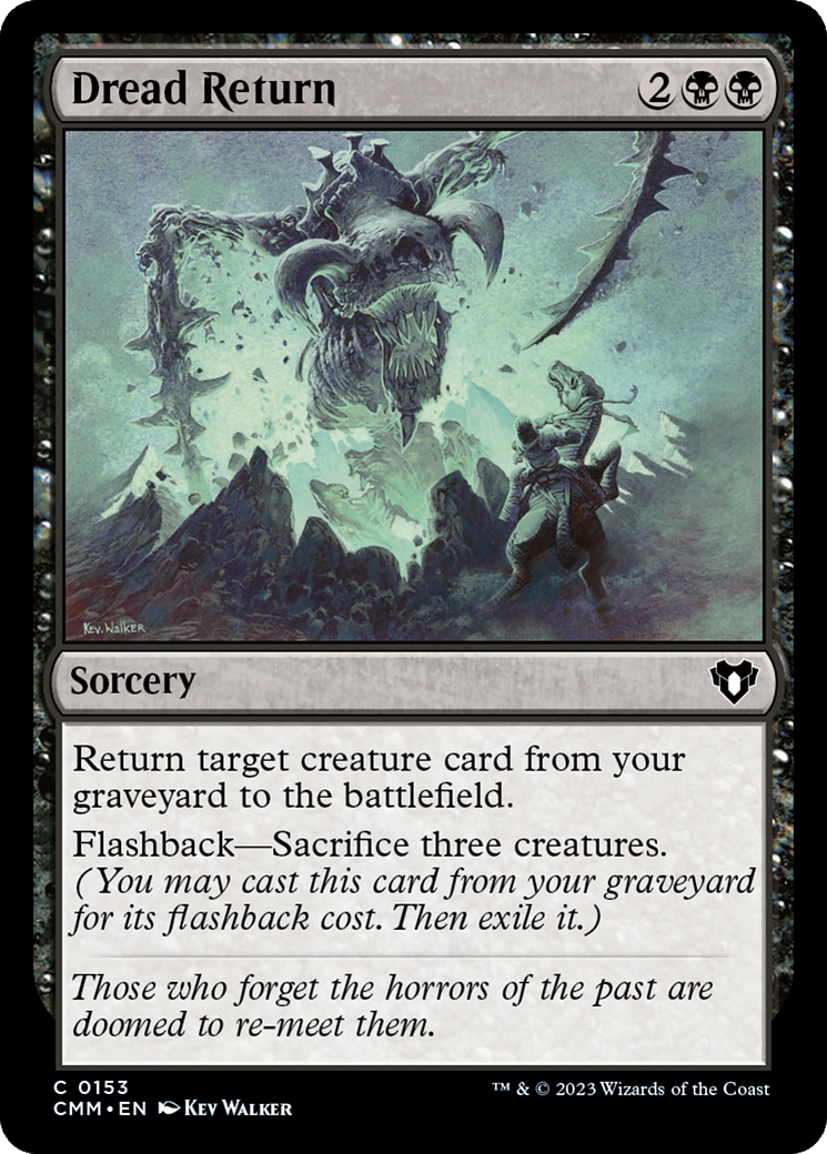 Dread Return [Commander Masters] | Deep Dive Games St. Marys
