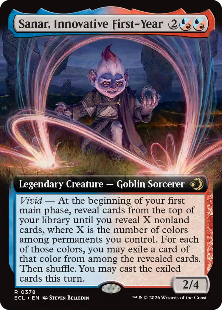 Sanar, Innovative First-Year (Extended Art) [Lorwyn Eclipsed] | Deep Dive Games St. Marys