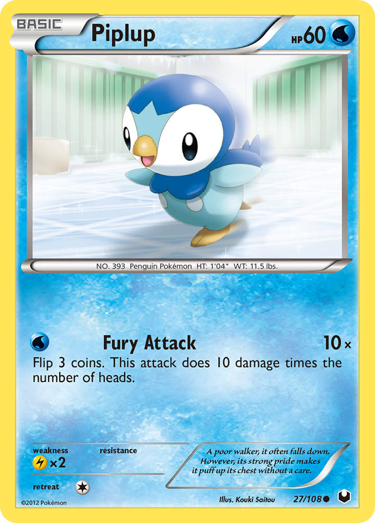 Piplup (27/108) [Black & White: Dark Explorers] | Deep Dive Games St. Marys