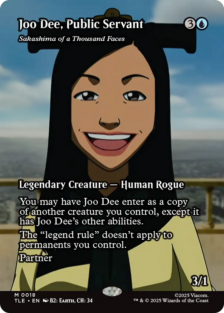Joo Dee, Public Servant - Sakashima of a Thousand Faces (Borderless) [Avatar: The Last Airbender: Eternal-Legal] | Deep Dive Games St. Marys
