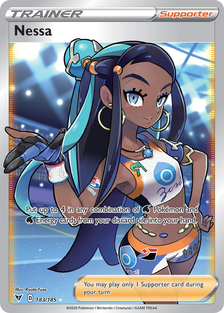 Nessa (183/185) [Sword & Shield: Vivid Voltage] | Deep Dive Games St. Marys