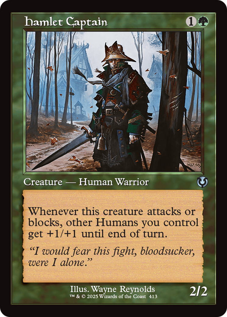 Hamlet Captain (Retro Frame) [Innistrad Remastered] | Deep Dive Games St. Marys