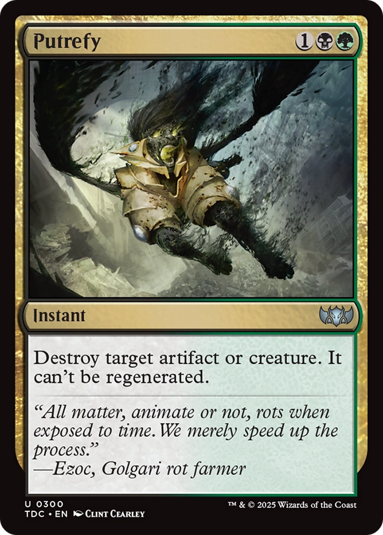 Putrefy [Tarkir: Dragonstorm Commander] | Deep Dive Games St. Marys