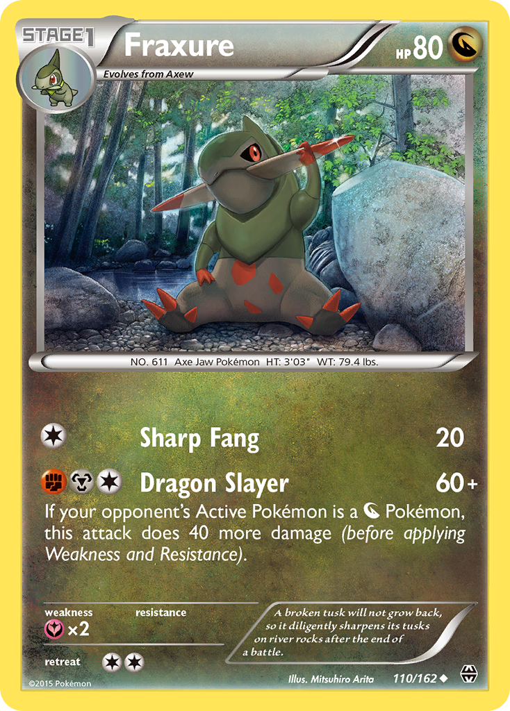 Fraxure (110/162) [XY: BREAKthrough] | Deep Dive Games St. Marys