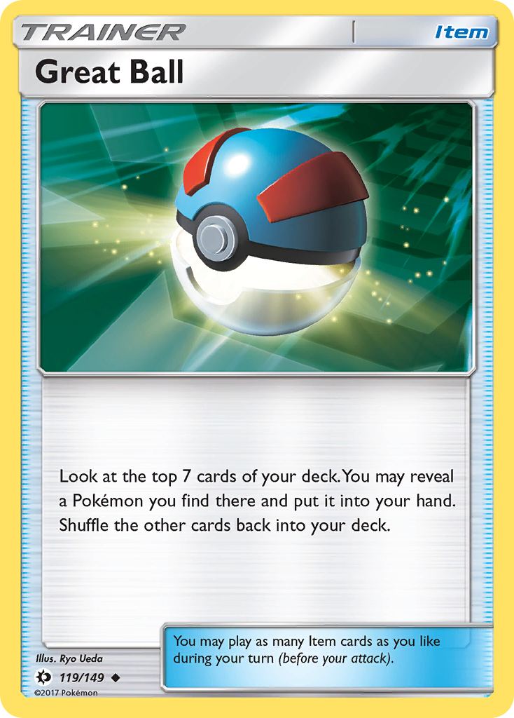 Great Ball (119/149) [Sun & Moon: Base Set] | Deep Dive Games St. Marys