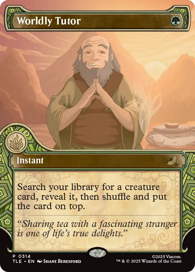 Worldly Tutor (Showcase) [Avatar: The Last Airbender: Eternal-Legal] | Deep Dive Games St. Marys