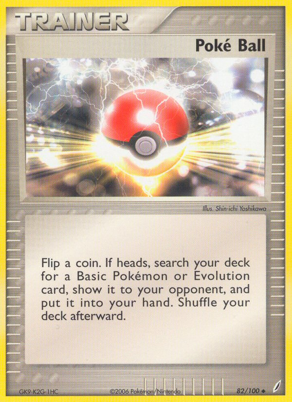 Poke Ball (82/100) [EX: Crystal Guardians] | Deep Dive Games St. Marys