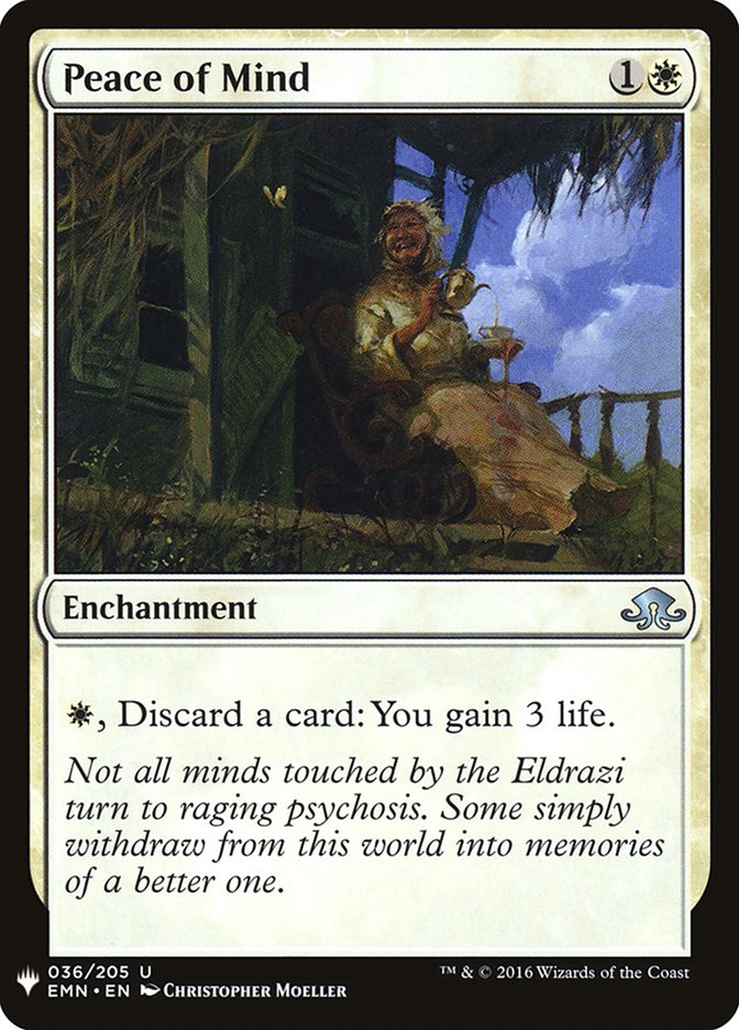 Peace of Mind [Mystery Booster] | Deep Dive Games St. Marys