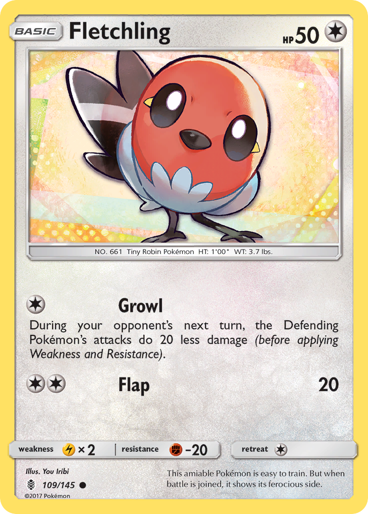 Fletchling (109/145) [Sun & Moon: Guardians Rising] | Deep Dive Games St. Marys