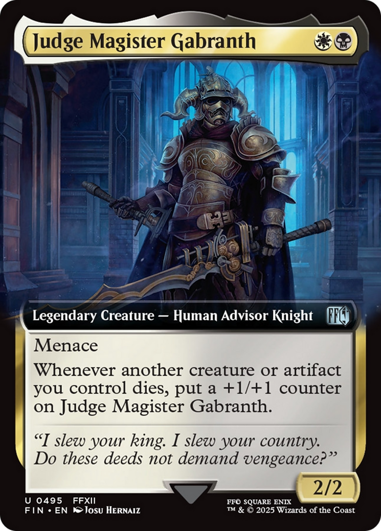 Judge Magister Gabranth (Extended Art) [FINAL FANTASY] | Deep Dive Games St. Marys