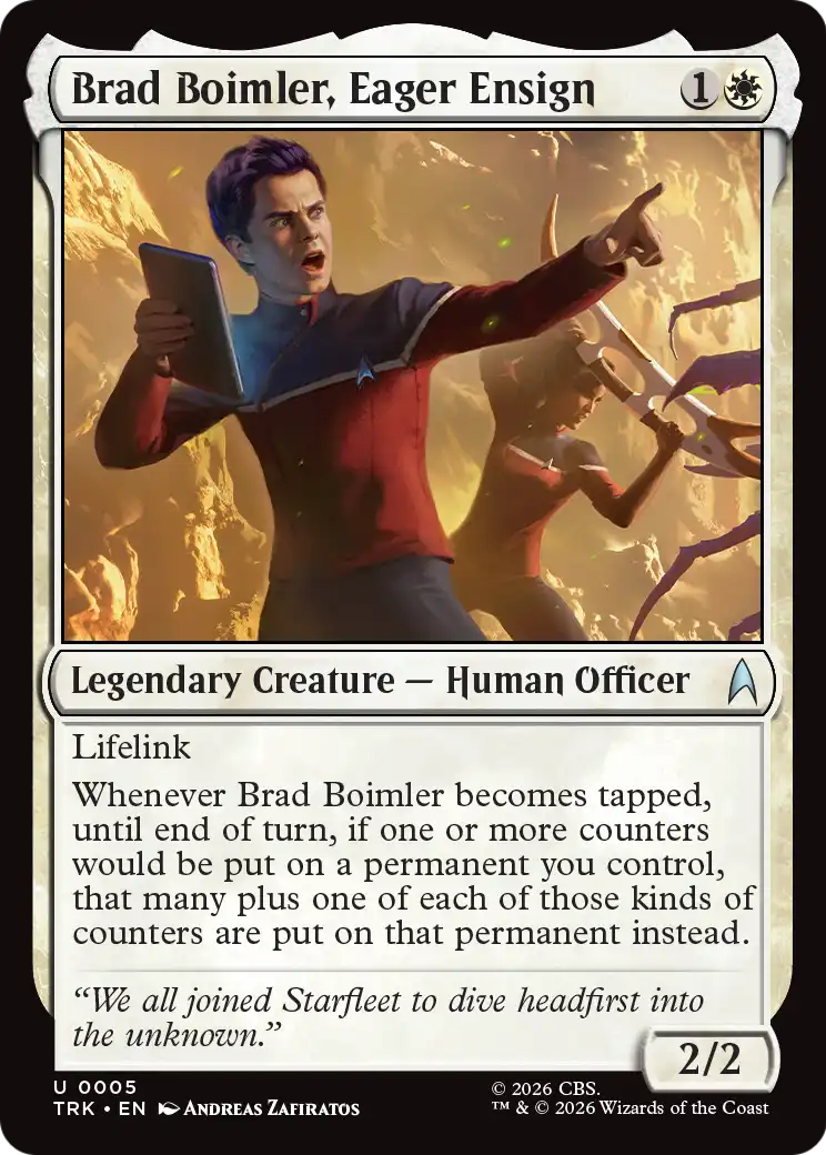 Brad Boimler, Eager Ensign [Star Trek] | Deep Dive Games St. Marys
