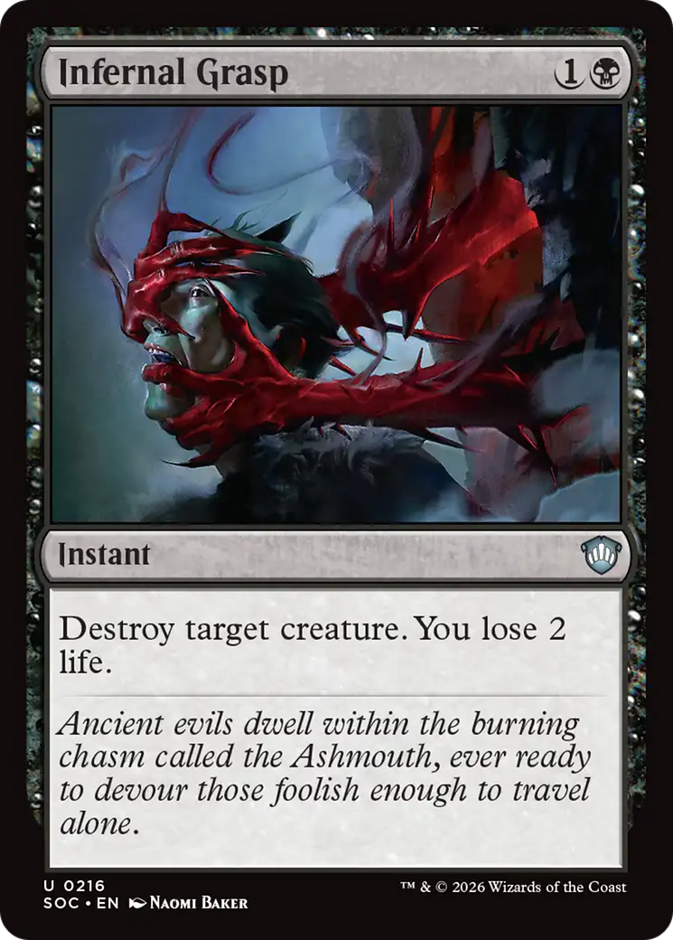 Infernal Grasp [Secrets of Strixhaven Commander] | Deep Dive Games St. Marys
