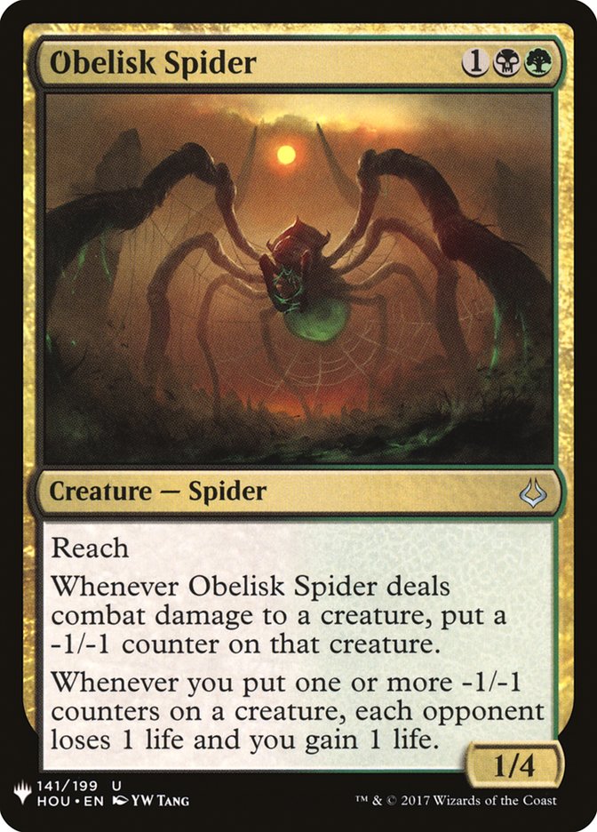 Obelisk Spider [Mystery Booster] | Deep Dive Games St. Marys