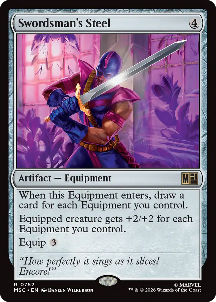Swordsman's Steel [Marvel Super Heroes Commander] | Deep Dive Games St. Marys