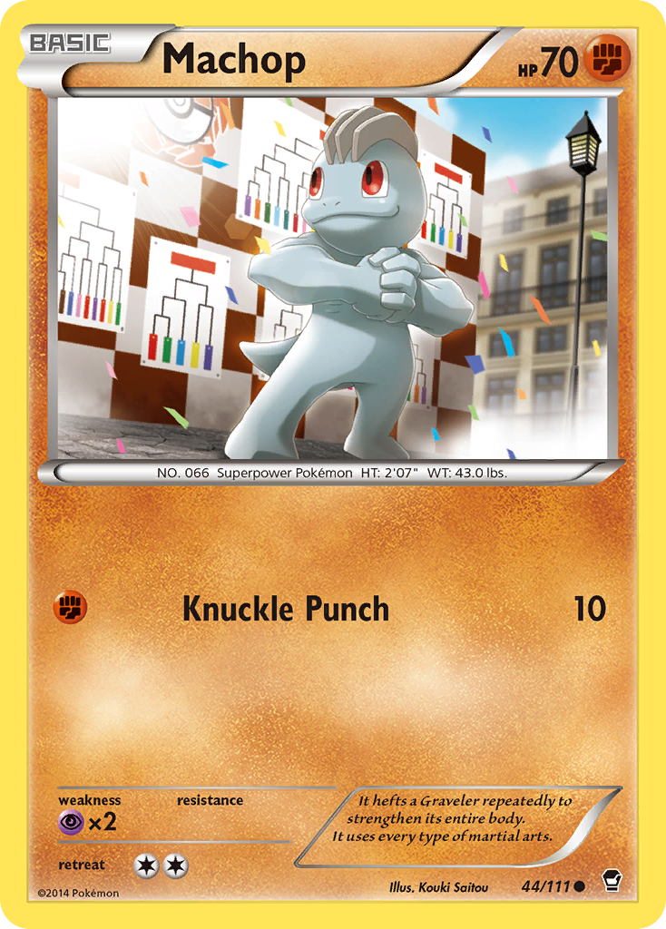 Machop (44/111) [XY: Furious Fists] | Deep Dive Games St. Marys
