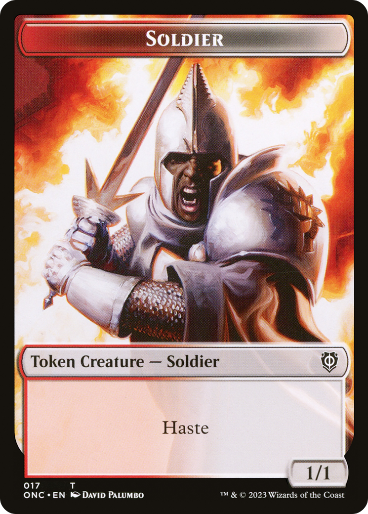 Copy // Soldier Double-Sided Token (Surge Foil) [Marvel Super Heroes Commander Tokens] | Deep Dive Games St. Marys
