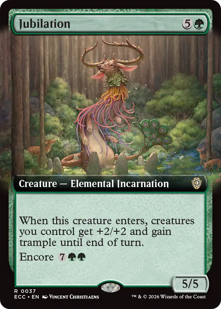 Jubilation (Extended Art) [Lorwyn Eclipsed Commander] | Deep Dive Games St. Marys