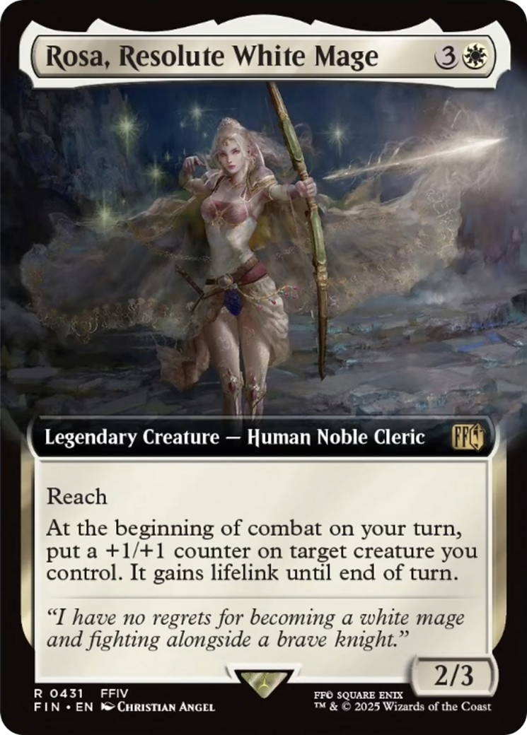 Rosa, Resolute White Mage (Extended Art) [FINAL FANTASY] | Deep Dive Games St. Marys