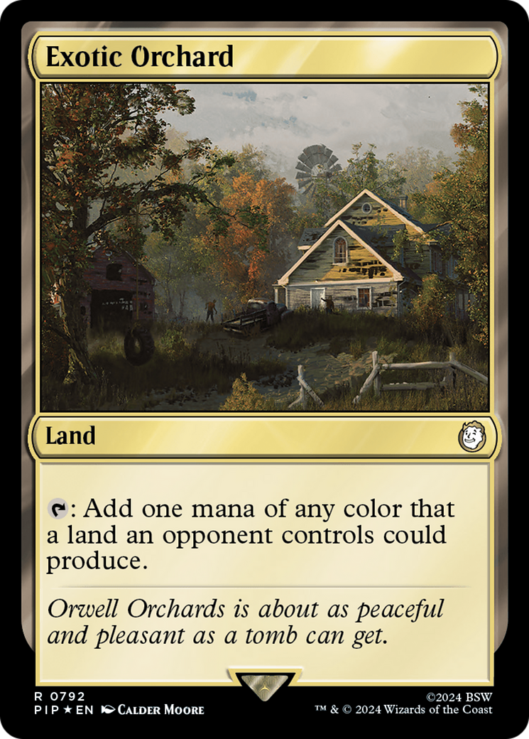 Exotic Orchard (Surge Foil) [Fallout] | Deep Dive Games St. Marys